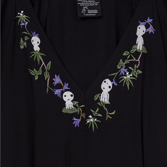 Her Universe Studio Ghibli Princess Mononoke Kodama Glow in the dark dress - Picture 3 of 4